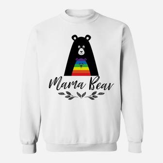 Mama Bear Support Gay Rights Lesbian And Gay Pride Sweat Shirt - Seseable