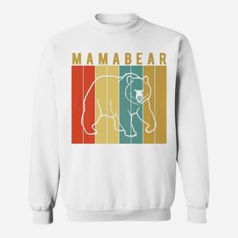 Mama Bear Vintage Retro Class Camping Gift Sweat Shirt - Seseable
