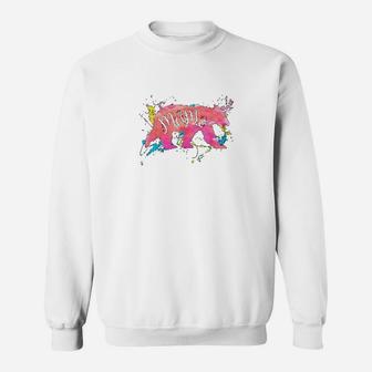 Mama Bear Watercolor Sweat Shirt - Seseable