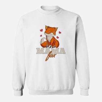 Mama Fox Sweat Shirt - Seseable