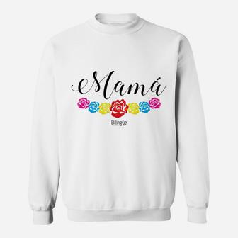 Mama Mom Floral Sweat Shirt - Seseable