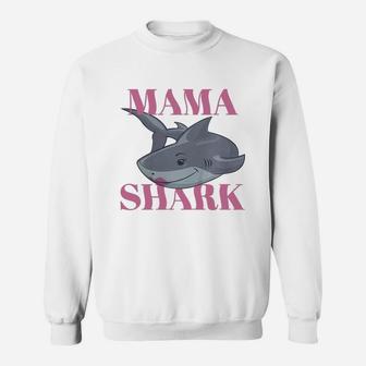 Mama Shark Cute Gift For Moms, gifts for mom, mother's day gifts, good gifts for mom Sweat Shirt - Seseable