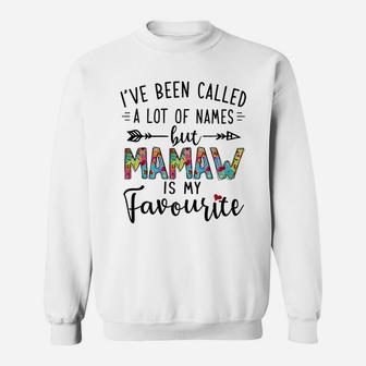 Mamaw Is My Favourite Name birthday Sweat Shirt - Seseable