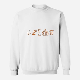 Math Teacher Pumpkin Pie Pi Sweat Shirt - Seseable