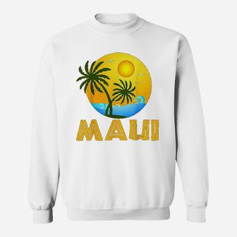 Maui Vintage Stylish Island Of Kauai Sweat Shirt - Seseable