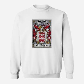 Mcmahon Coat Of Arms Irish Family Crests Sweat Shirt - Seseable