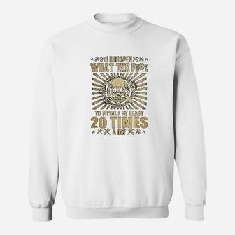 Mechanic I Whisper What The To Myself At Least 20 Times Sweatshirt - Seseable