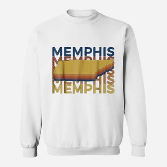 Memphis Tennessee Vintage Tn Repeat Sweat Shirt - Seseable