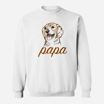 Mens Beagle Papa Premium Sweat Shirt - Seseable