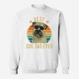 Mens Best Dog Dad Ever Soft Coated Wheaten Terrier Fathers Day Sweat Shirt - Seseable