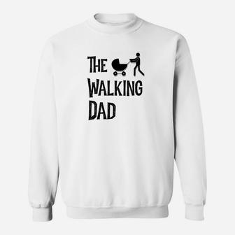 Mens Funny The Walking Dad Fathers Day Gift Premium Sweat Shirt - Seseable