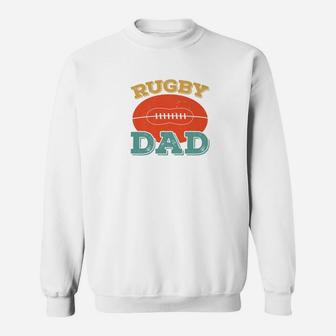 Mens Mens Rugby Dad Shirt Vintage Rugby Gifts For Men Sweat Shirt - Seseable