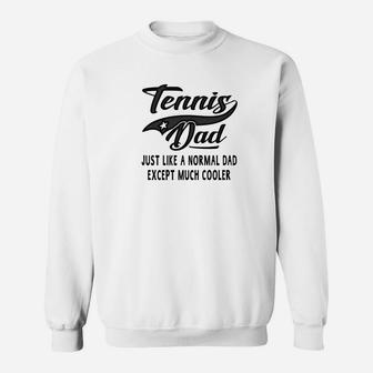 Mens Mens Tennis Dad Fathers Day Gift Father Men Tennis Sweat Shirt - Seseable