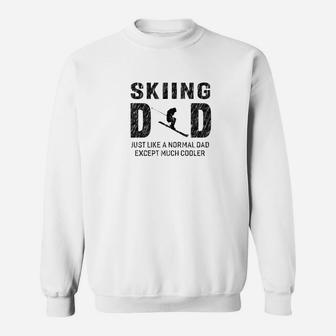 Mens Skiing Dad Gifts For Father Ski Men Sweat Shirt - Seseable