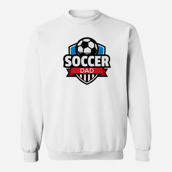 Mens Soccer Dad Fathers Day Mens Gif Premium Sweat Shirt - Seseable