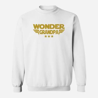Mens Wonder Grandpa Grandfather Gift For Husband Sweat Shirt - Seseable