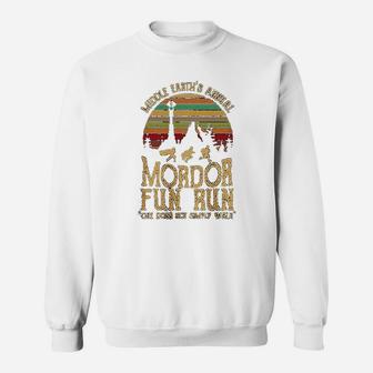 Middle Earths Annual Mordor Fun Run One Does Not Simply Walk Sweat Shirt - Seseable