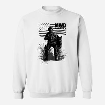 Military Working Dog Mwd Handler, gifts for dog lovers Sweat Shirt - Seseable