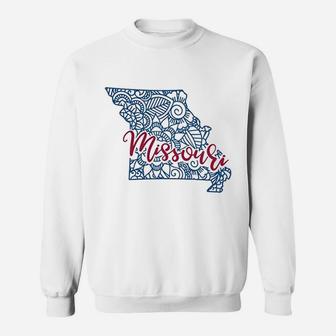 Missouri Home Love Designs State Pride I Love Missouri Sweat Shirt - Seseable