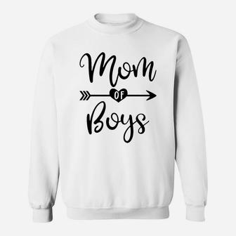 Mom Of Boys, Boy Mom, Mother Of Boys Sweat Shirt - Seseable
