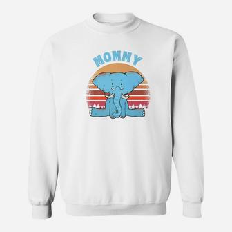 Mommy Elephant Matching Family Elephants Lovers Sweat Shirt - Seseable
