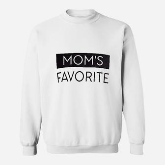 Moms Favorite Funny Son Brother Sibling Joke Mothers Day Sweat Shirt - Seseable