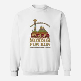 Mordor Fun Run Middle Earth's Annual One Does Not Simply Walk Sweat Shirt - Seseable