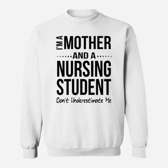 Mother And A Nursing Student Gift Women Lvn Lpn Rn Sweat Shirt - Seseable