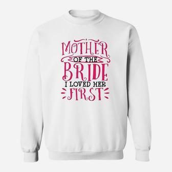 Mother Of The Bride Wedding Sweat Shirt - Seseable
