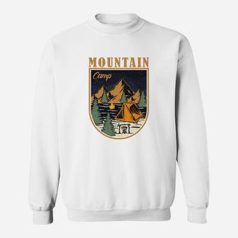 Mountain Camp Gift Camping Hiking Lovers Sweatshirt - Seseable