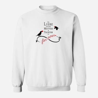 Mutter-Tochter Liebe Forever, Bedrucktes Sweatshirt für Familienbande - Seseable