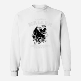 Mystischer Wolf Design Sweatshirt für Herren, Weißes Grafik-Tee - Seseable