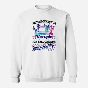 Nähmaschine Therapie 10 Sweatshirt - Seseable