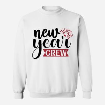 New Year Crew Cool Gift For 2022 Hello New Year Sweatshirt - Seseable