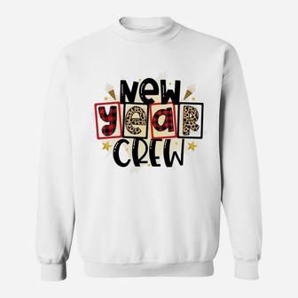 New Year Crew Funny Gift Happy New Year 2022 Sweatshirt - Seseable