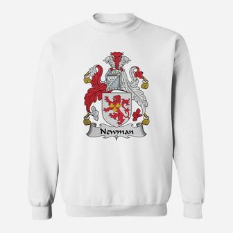 Newman Coat Of Arms Irish Family Crests Sweat Shirt - Seseable