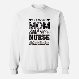 Nurse I Am A Mom And A Nurse Cool Sweat Shirt - Seseable
