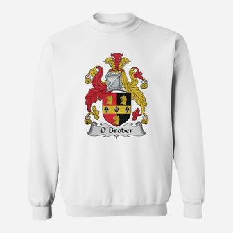 O'broder Coat Of Arms Irish Family Crests Sweat Shirt - Seseable