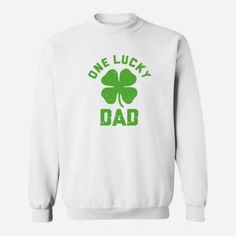 One Lucky Dad Vintage St Patrick Day Gif Sweat Shirt - Seseable