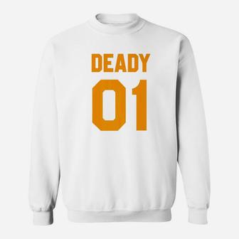 Orange Dead Daddy 01 Cool Brilliant Vibrant Graphic Sweat Shirt - Seseable