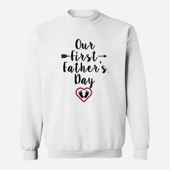 Our First Father Day Outfits, best christmas gifts for dad Sweat Shirt - Seseable