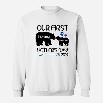 Our First Mother s Day 2019 Mommy Baby Bear Matching Sweat Shirt - Seseable