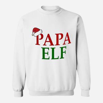 Papa Elf Sweat Shirt - Seseable