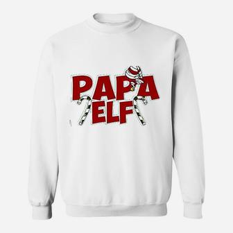 Papa Elf Ugly, best christmas gifts for dad Sweat Shirt - Seseable