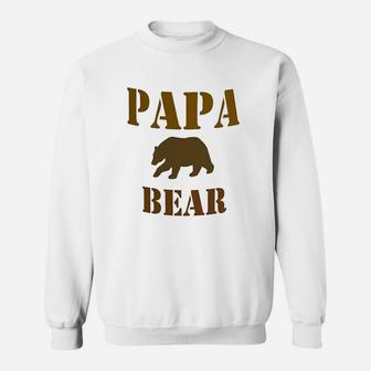 Papa Mama Baby Bear Large Sweat Shirt - Seseable