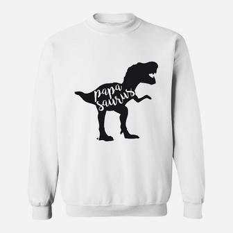 Papasaurus Dinosaur, best christmas gifts for dad Sweat Shirt - Seseable