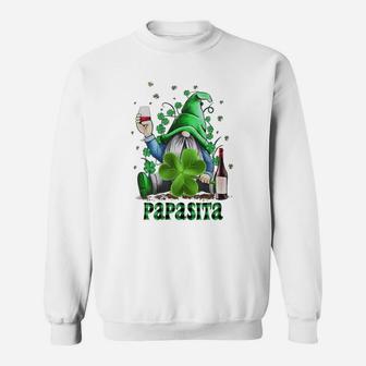 Papasita Funny Gnome St Patricks Day Matching Family Gift Sweat Shirt - Seseable