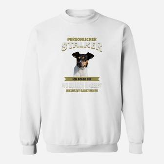 Personalisiertes Hundemotiv Sweatshirt Persönlicher Stalker, Lustiges Haustier-Sweatshirt - Seseable