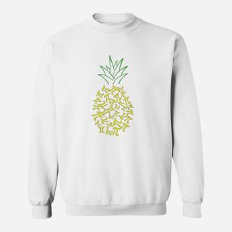 Pi Day Pineapple Math Lover Teacher 314 Symbol Mathematics Sweat Shirt - Seseable