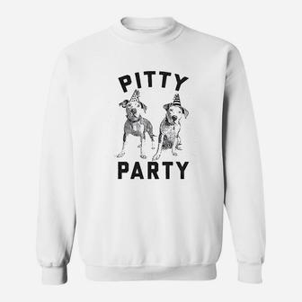 Pitty Party Pitbull Dogs Sweat Shirt - Seseable
